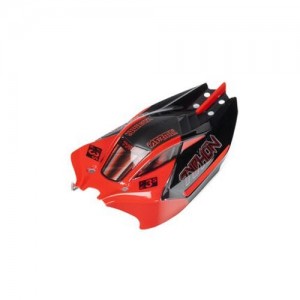 [ARRMA] ARA-1561 TYPHON GROM Body, Red/Black 