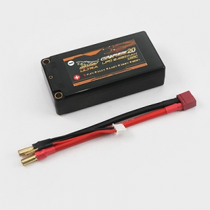 [Dinogy] Graphene 7.4V 5400mAh 2S 100C ��Ƭ ������ ���͸� 5mm Banana Shorty