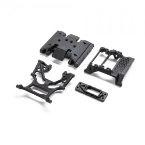 [Axial] AXI-3001 Servo Mount, Skid, Cross Members: SCX10 III HP 