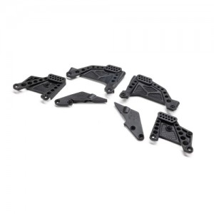 [Axial] AXI-2996 Shock Towers with Supports, FR/R: SCX10 III HP 