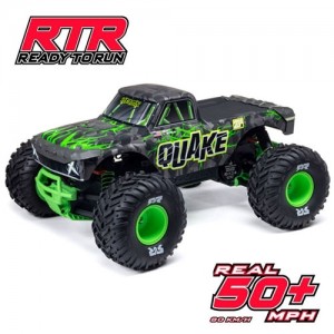 [ARRMA] 1/10 QUAKE 223S DSC 2WD RTR Brushless Monster Truck, Green 