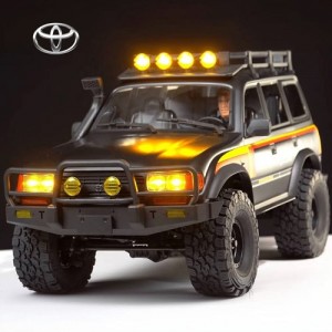 [ROC HOBBY] FMS 1:10 FCX10 LAND CRUISER LC8O RS BLACK BRUSHLESS CN ���Ÿ ����ũ���� �귯�ø��� ���� 