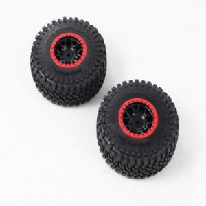 [ROC HOBBY] Tires Set(Red,2 Pairs) (1/18 Ford Bronco EB 25) 