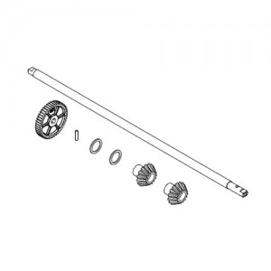 [ROC HOBBY] Center Driveshaft Steel Parts (1/18 Ford Bronco EB 25) 