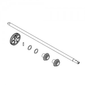 [ROC HOBBY] Center Driveshaft Steel Parts(1/18 Ford Bronco EB) 