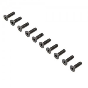 [TEAM LOSI] LOS-4014 Flat Head Screws, M4 x 12mm STL (10) 