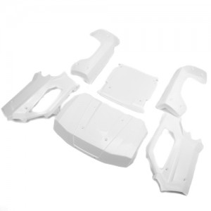 [TEAM LOSI] LOS-3662 Body Set, Complete, White:ALL 5IVE-T 3.0 