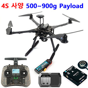 S500 ����/������ ��� 4S ��� + ���� �Ƚ�ȣũ + GPS + ���� ELRS ������ ����� ������ ���� Ǯ�� (�ִ� 900g ���̷ε�) / �����Ǹ� 