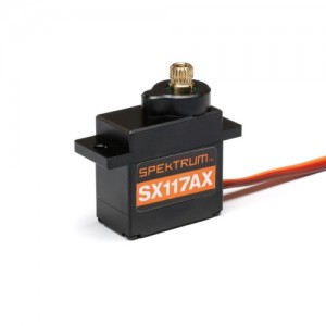 [SPEKTRUM] SX117 Micro Metal Gear / Case Servo, 250mm Lead 