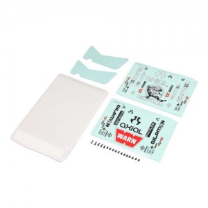 [Axial] AXI-2187 Body Panel Set, Clear: Gilamon AXP8 