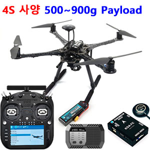 S500 ����/������ ��� 4S ��� + ���� �Ƚ�ȣũ + GPS + TX16S MK3 ������ ���� Ǯ�� (�ִ� 900g ���̷ε�) 