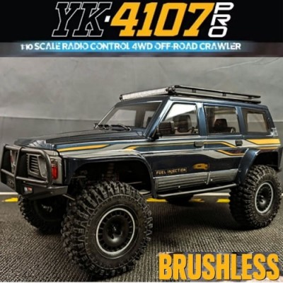 [���ܼ�] YK4107 Brushless Gray [YK HOBBY] (YK4107 �귯�ø�������) 1:10 YK4107 Pro 4WD LCG 2�� SUV Trial �� Ʈ���̾� RTR,�׷���