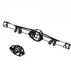 [YK HOBBY] YK26140 Rear bridge Axle 