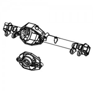 [YK HOBBY] YK26139 front bridge Axle 