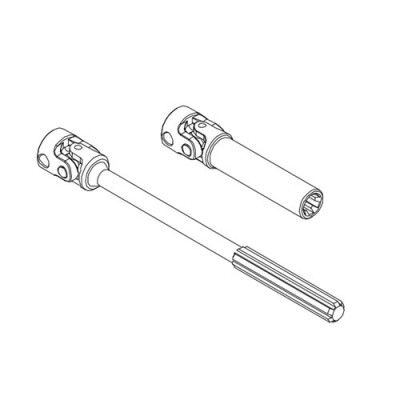 [���ܼ�] YK26049 [YK HOBBY] YK26049 Vertical universal joint - short