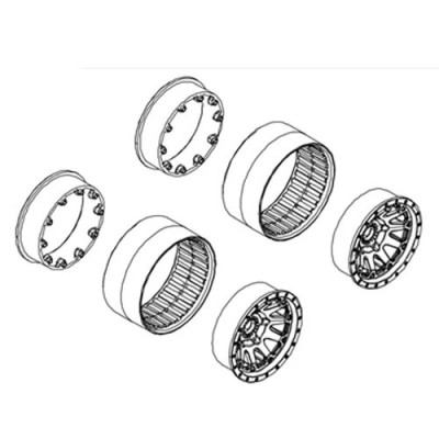 [���ܼ�] YK26020 [YK HOBBY] YK26020 wheel for YK4061