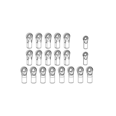 [���ܼ�] YK26017 [YK HOBBY] YK26017 Pull rod ball head seat set