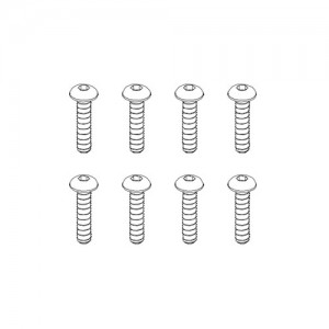 [YK HOBBY] YK80116 Button Head Tap Screw M3-14 