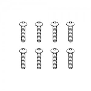 [YK HOBBY] YK80095 Button Head Tap Screw M3-18 