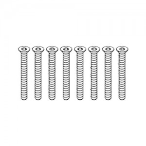 [YK HOBBY] YK80083 Flat Head Hex Screw M4-40 
