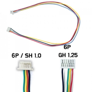 MicoAir AIO FC �� GH1.25 �ڷ���Ʈ�� to UART ���̺� SH1.0 6P, GH1.25 6P
