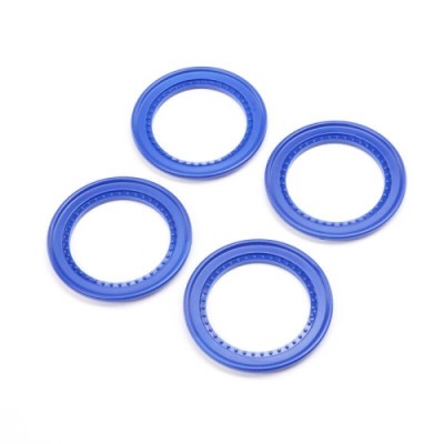 [���ܼ�] LOS-1821 [TEAM LOSI] Snap-in Beadlock Rings, Blue (4): LMT 2.0