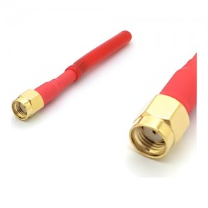 [RTS] Snow Man Red 5.8G VTx RP-SMA Antenna - ������ ���׳� (RP-SMA Hole) 