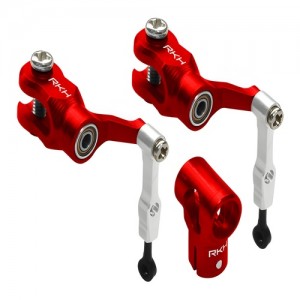 [RAKONHELI] CNC AL DFC Head Combo (Red) - Blade mCP S 