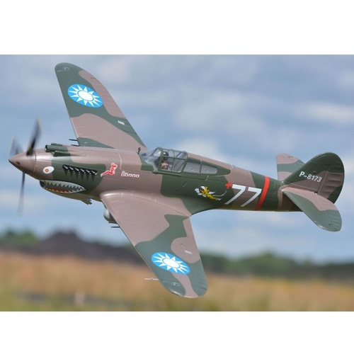 [���ܼ�] FMS081P [FMS] 1400mm P-40B �丶ȣũ �ö��� Ÿ�̰� PNP (����, ���ӱ�, ����, �÷�, ��Ʈ��Ʈ ����)