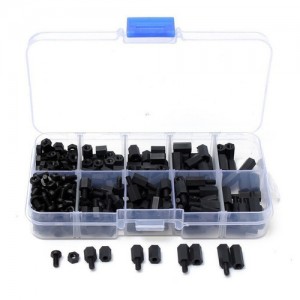 [TR] ���Ϸ� M3 ��ũ�� ��Ʈ/��Ʈ/������ ��Ʈ (300��) Nylon M3 Screw Bolt/Nut/Stand-Off Set (300 pcs)