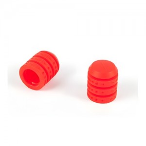 [TR] Landing Skid Rubber End (Red/16��) 