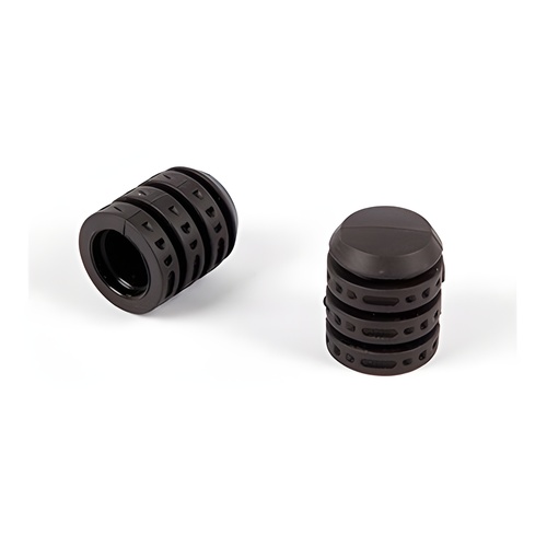 [���ܼ�] TL96022-01 [TR] Landing Skid Rubber End (Black/��16 Boom)