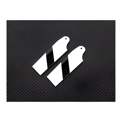[���ܼ�] TL2330-02 [TR] 65mm Carbon Fiber Tail Blade for 450 Class (White)