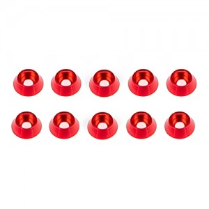 [TR] M3 ��Ʈ�� �˷�̴� ������ �ͻ� (����, 10����) Aluminum Frame Washer (Red)