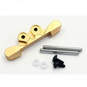 [KYOSHO] Aluminum Rear Sus Mount (3-deg/Gold) 