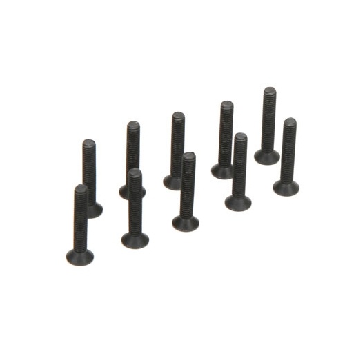 [���ܼ�] TLR235005 [TLR Racing] Flat Head Screws, M3x18mm (10)