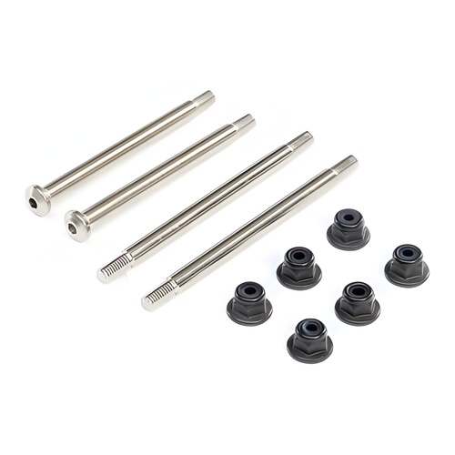 [���ܼ�] TLR244044 [TLR Racing] Outer Hinge Pins, 3.5mm, Electro Nickel (2): 8X