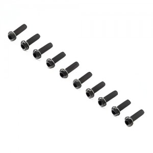 [TLR Racing] Button Head Screws, M2x6mm (10) 