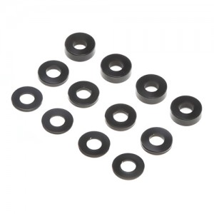 [TLR Racing] M3 Caster Block Alum Washer Set, Black (4ea): 22 5.0 