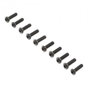 [TEAM LOSI] Button Head Screws, Stl, BO, M4 x 14mm (10) 