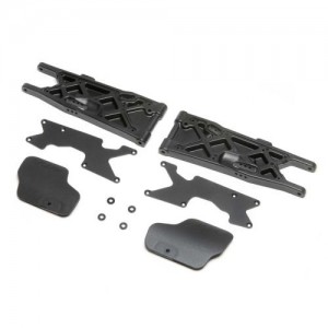 [TLR Racing] Rear Arms Mud Guards Inserts (2): 8XT 