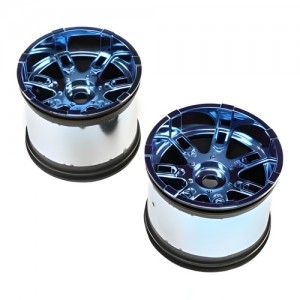 [TEAM LOSI] (1/8 ���� Ʈ�� ���� ũ�� ��) Wheel, 17mm, Blue Chrome (2): LST 3XL-E (ǰ��:LOS44002 Ÿ�̾ ���) 