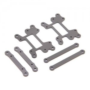 [TEAM LOSI] Hinge Pin Brace Set, Hard Anodized: LST 3XL-E 