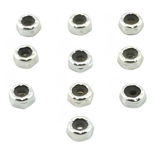 [���ܼ�] LOSA6308 [TEAM LOSI] Losi 4-40 Steel Locking 1/2 Nuts (10)
