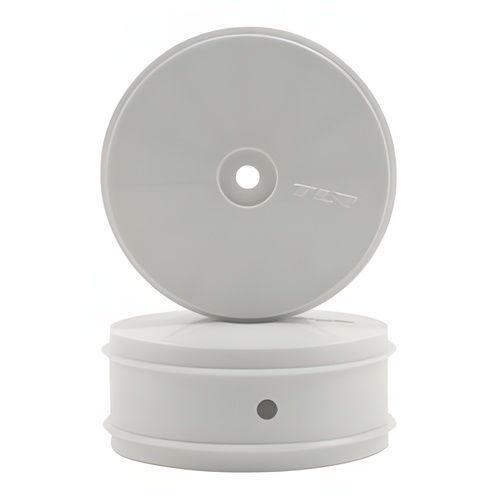 [���ܼ�] TLR43013 [TLR Racing] 61mm Front Wheel, 12mm Hex, White (2): 22-4