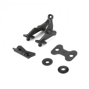 [TLR Racing] Wing Stay Set, Rear Bumper: 22 3.0 