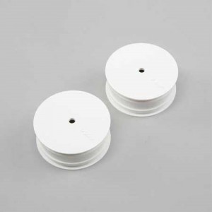 [TEAM LOSI] Front Wheel, Stiffezel, 12mm Hex, White(2): 22 4.0 