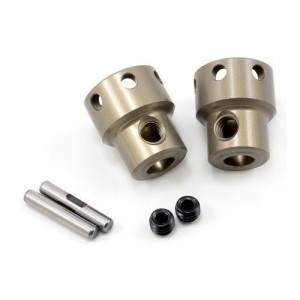[TLR Racing] Team Losi Racing Aluminum Front/Rear Differential Pinion Coupler Set (2) 