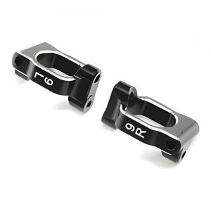 [TLR Racing] Caster Block Set, 9 deg, Aluminum: 22X-4 