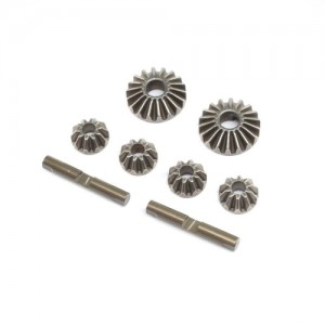 [TLR Racing] Diff Gear & Cross Pin Set, Metal: 22X-4 